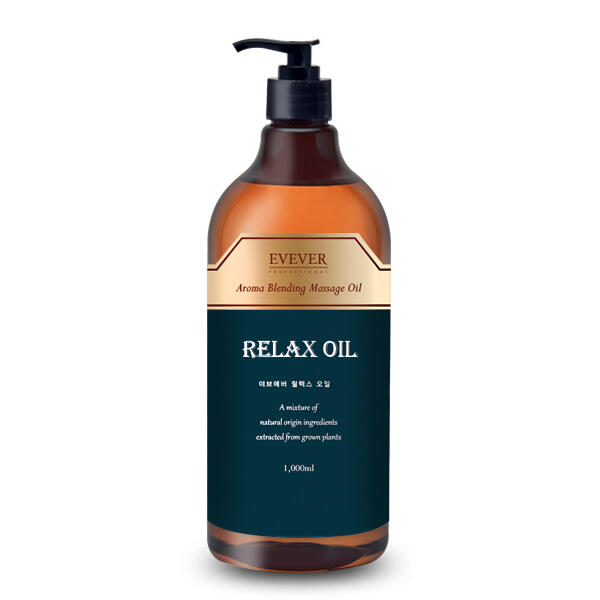 EVEVER Body Oil Massage Relaxation Oil 1000ml Large Size Contains Plant-Based Oil Ingredients