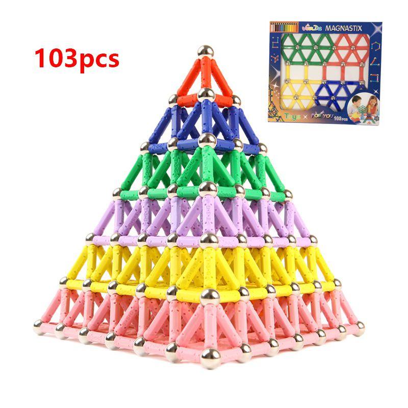 Vibrant Magnetic Building Blocks Sticks For Kids Educational Gift Toy Set
