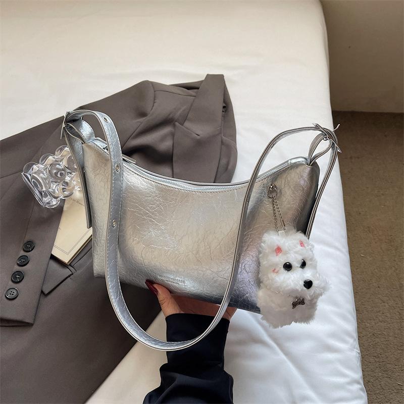 High-end Stylish Niche Trendy Simple Single-shoulder Crossbody Bag with Large Capacity for Commuting