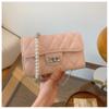 Rhombus chain crossbody small bag new bag women's high-end fashion versatile small square bag