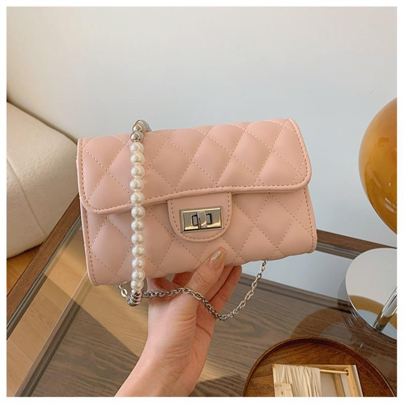 Rhombus chain crossbody small bag new bag women's high-end fashion versatile small square bag