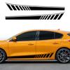 For Focus ST Car Sticker Door Side Decal Kit Auto Wrapping Vinyl Film Waterproof Vehicles Stickers Car Accessories Decoratio