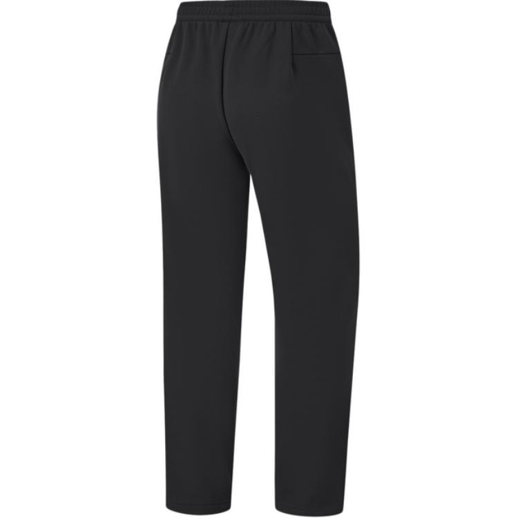 Li Ning Fitness Series Solid Color Mid Waist Drawstring Comfortable Breathable Versatile Fleece Warm Straight Leg Casual Pants Men bottoms AKLTA59-1