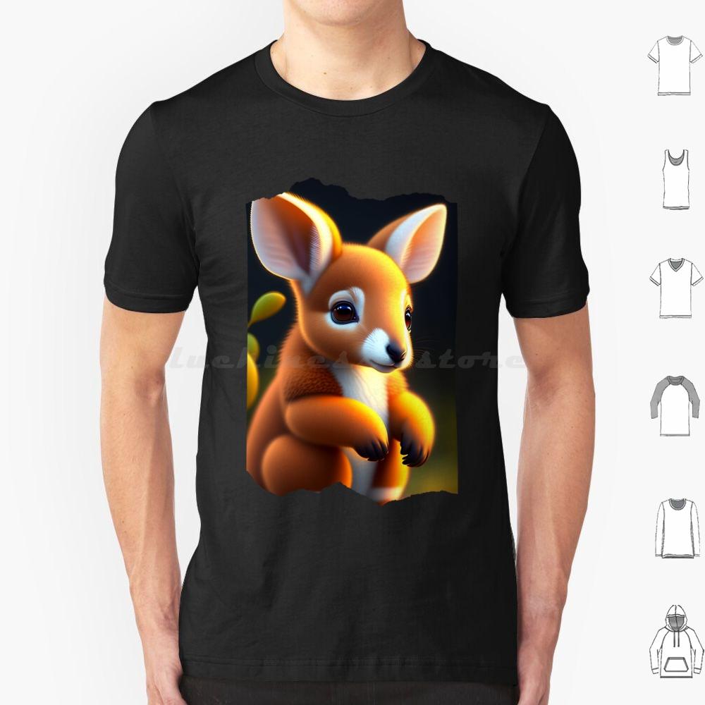 Cute Animals  Animal  Animals  Legendary Animals  Cute Kango T Shirt 6xl Cotton Cool Tee Animals Cute Animal Legendary Kango