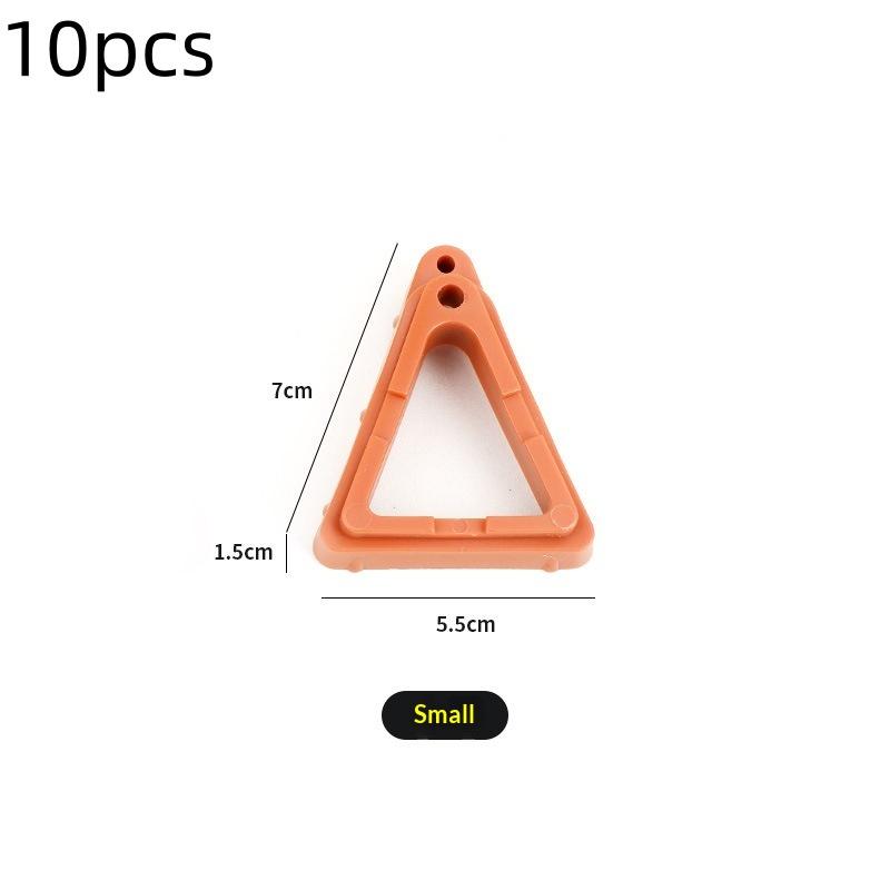 

10/30 Pcs Plant Pot Feet Flower Pot Risers Stand With Holes Drainage Saucer Pads Prevent Root Rot For Indoor Outdoor Plants S10PCS коричневий