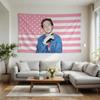 Carl Gallagher Rosa Flagge Wandteppich, Von Ethan Cutkosky Inspiriertes Wandbild, Trendige Schlafsaal Dekoration, Lustiges Innen Außen Wandbehang für Fans