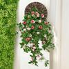Rosenranke Künstliche Rosenranke Grüne Pflanze Hängende Wanddekoration Blume DIY Dekoration Künstliche Ranken Wanddekoration