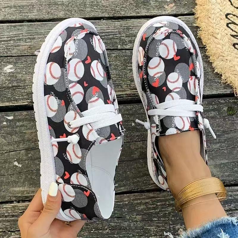Plus Size Winter 2025 New Santa Claus Thickened Cotton Shoes Women's Fleece Casual Women's Flat Cotton Shoes