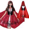 [Milky Time] Women's Little Red Riding Hood Cosplay Costume with Cape for Christmas and Halloween
