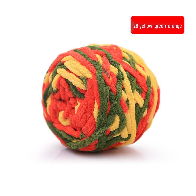 Ice Bar Chunky Soft Yarn for Hand-Knitted Scarves, Crochet Hooks, Slippers, and DIY Projects for Men and Women