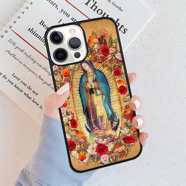 Virgen De Guadalupe Virgin Mary Phone Case For iPhone 17 Air 16 pro max 15 14 plus 12 13 Soft Shell Cover coque