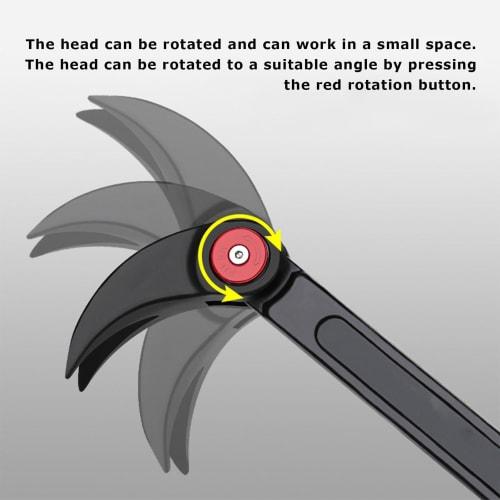 Index Pry Bar - Heavy-Duty Index Pry Bar Tool, Nail Puller Bar | Heavy-Duty Nail Puller Tire Removal Prybar with Ergonomic Handle for Home Remodeling