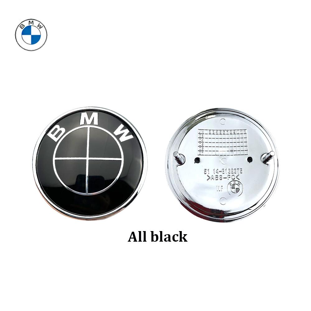 2pcs 74mm 82mm Car Front Hood Emblem Rear Trunk Badge for BMW E30 E38 E39 E46 E60 E61 E90 X1 X3 X4 X5 X6 E70 E83 X5 F10 F30 F32
