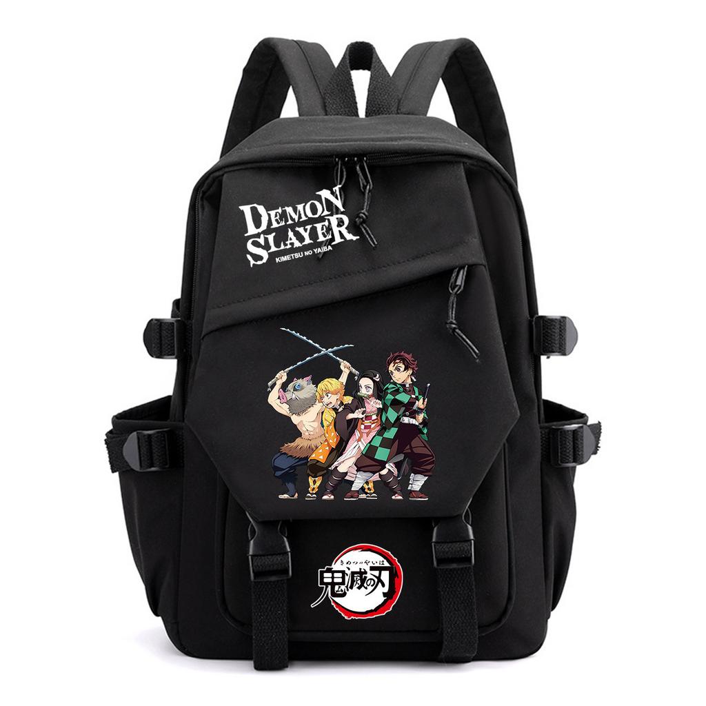 Anime surrounding ghost annihilation blade Tanjiro junior high school high school student schoolbag backpack Oxford cloth male and female