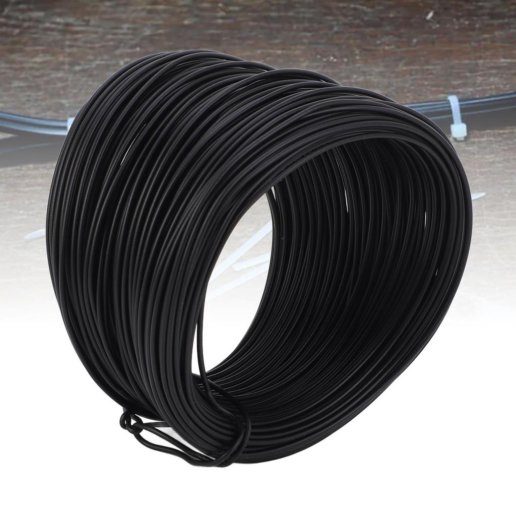 Electro Galvanized Iron Wire 0.9 40m Round Sturdy Flexible PVC Coated Binding Tie Wire