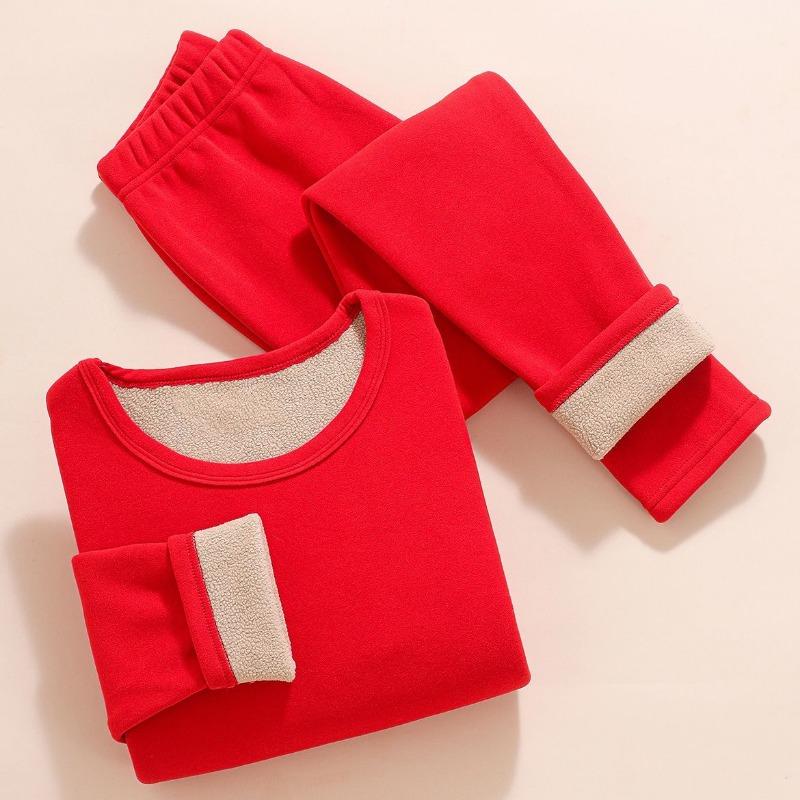 High-grade Lambswool Thermal Underwear Female Two-piece Set of Padded and Thickened Fall Pants Bottoming Shirt Suit Body Slimming