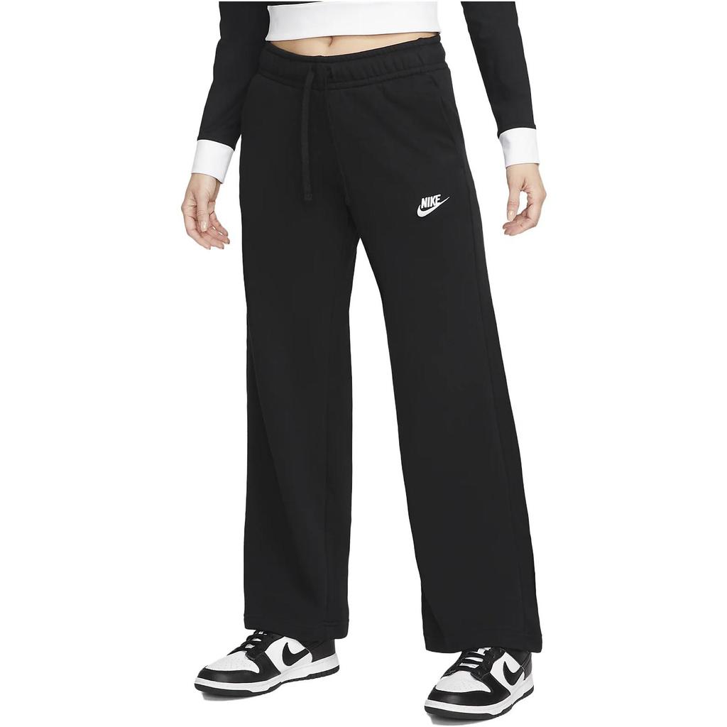 Nike Women's Mid-Rise Wide-Leg Sweatpants Black FB2728-010