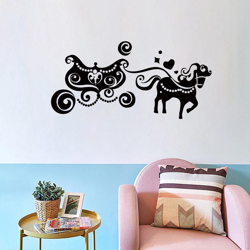 Fashion Creative Carriage Children's Room Bedroom Wall Decoration Wall Stickers
