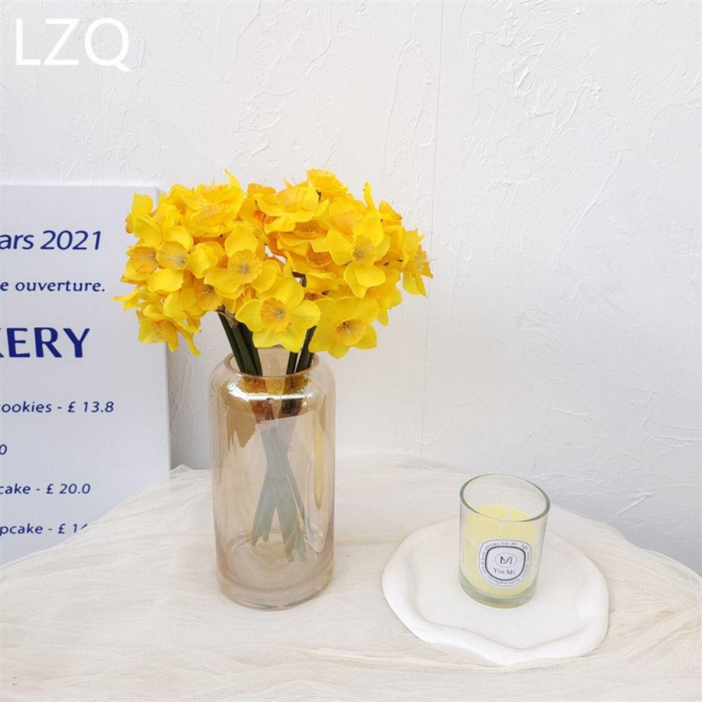 6PCS/Bundle Beautiful Artificial Narcissus Flower Home Decor Fake Flower