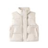 Boy's Zipper Shirt Sleeveless Cotton Coat Solid Color Coat Vest