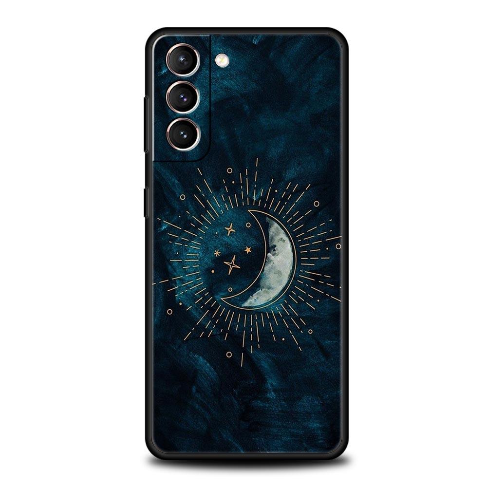 

Арт Планета и звездное небо Мягкий чехол для телефона для Samsung Galaxy S25 Edge S24 Plus S23 FE S22 S21 S20 Ultra 5G S10 Защитная крышка Samsung S23 FE