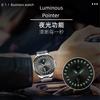 Reloj de Hombre con Correa de Acero Personalizado Creativo Luminoso Calendario Impermeable Automático Cuarzo