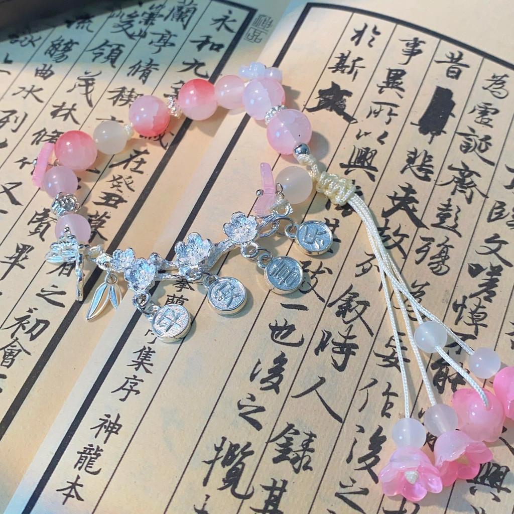 Handmade Lighthued Exquisite Bamboo Knot Bracelet Unique New Trend Chinese