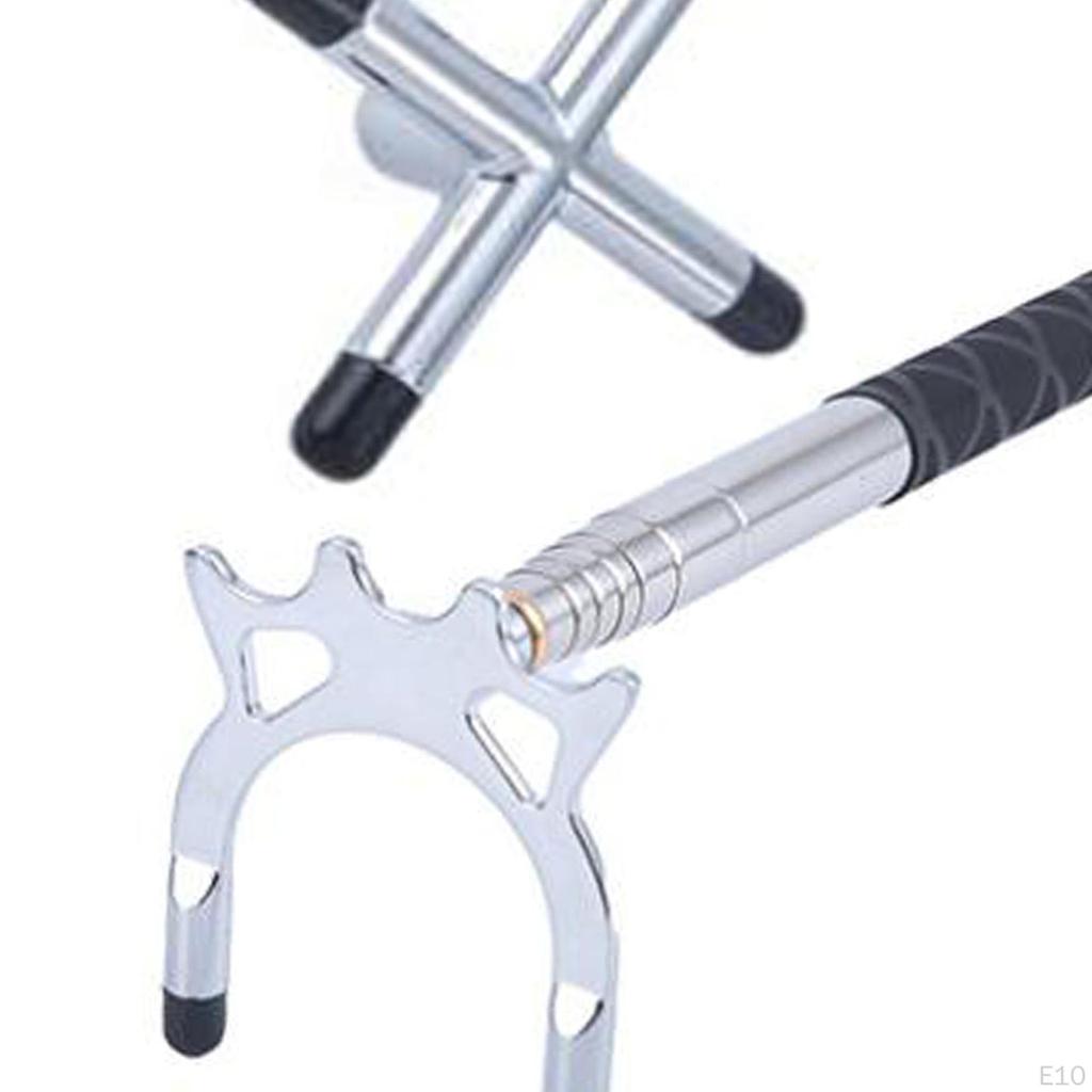 Extendable Billiards Cue Head Length Extends for Pool Table Training