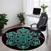 1pc Mandala Pattern Office Round Area Rug, Under Office Chairs Bedroom Living Room Home Decor, Room Deco, Available in Various Sizes