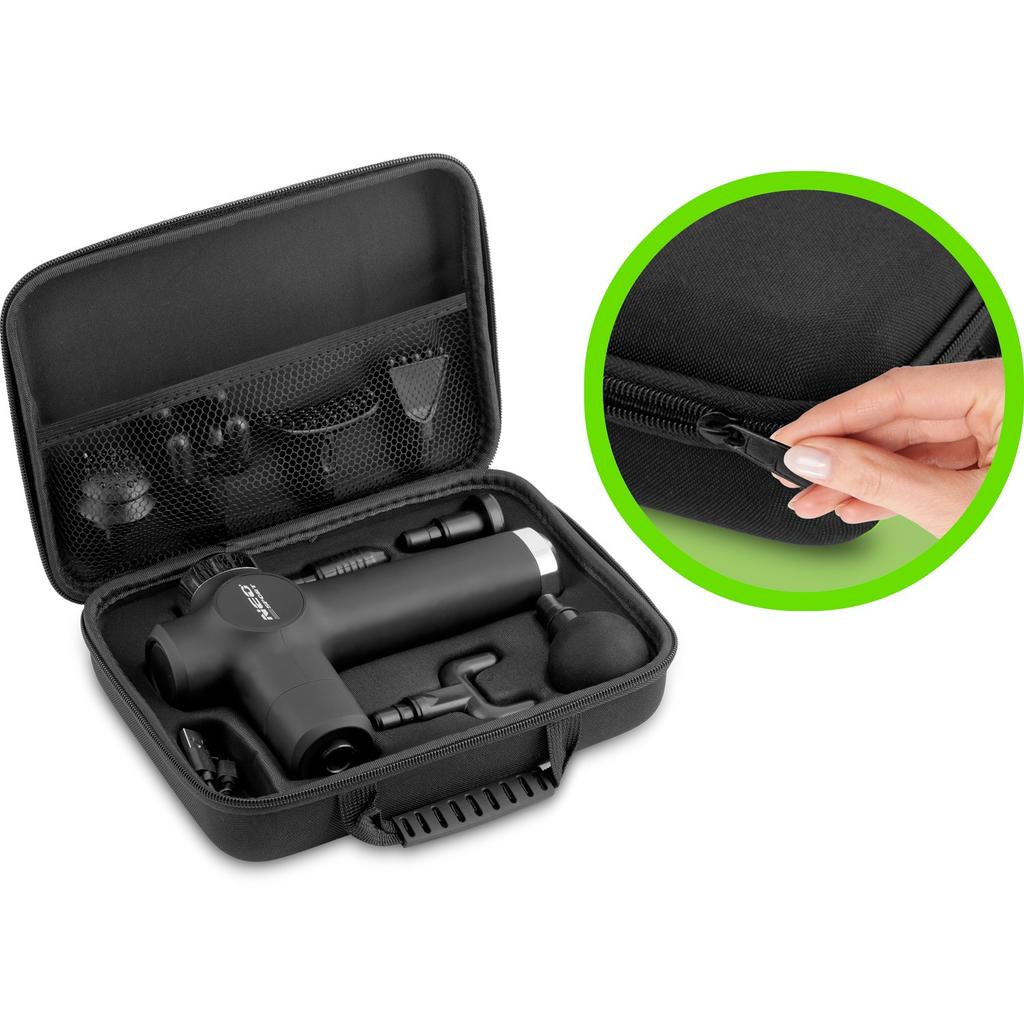Body Massage Gun 8 Attachments Ns-501 Neo-Sport Black