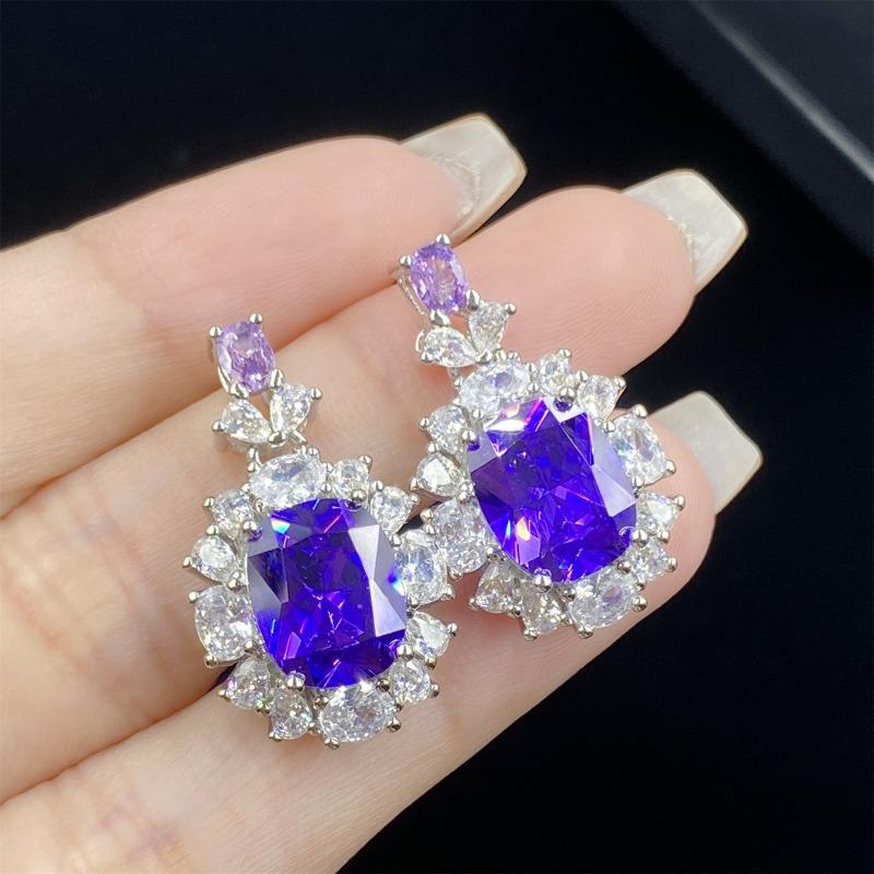 Sace Gems Classic Copper Alloy Zircon Ring Earrings Pendant Necklace Jewelry Sets Wedding Party Gifts