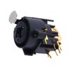 - Combo XLR&6.35mm Jack Connector Panel Mount Chassis Connector For Microphone/MIC/Audio/Video System Zinc Alloy+Pure Copper -