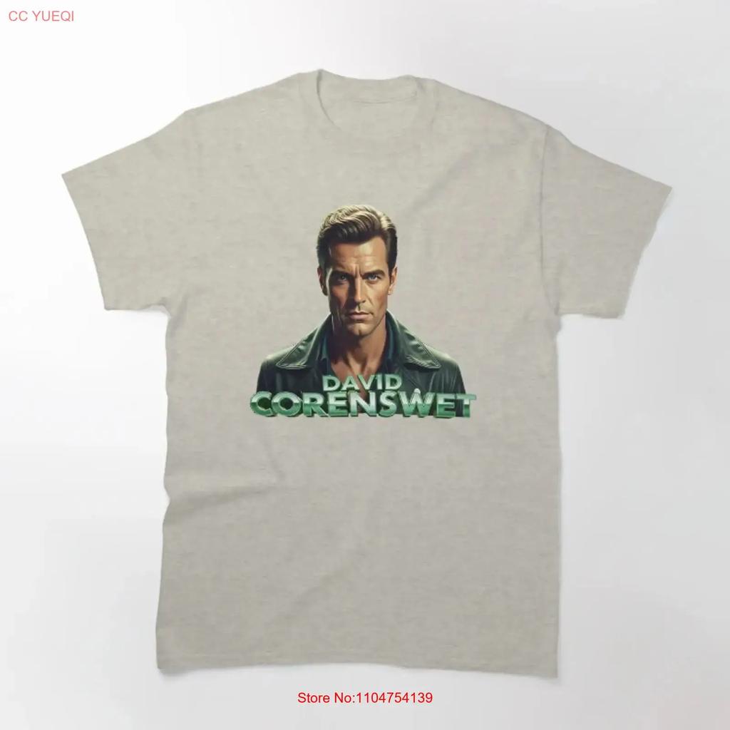 David Corenswet Klassisches T-Shirt vintage gewaschen Grafik für Herren Atmungsaktiv Bequem Weich Vielseitig Leicht dehnbar Mode