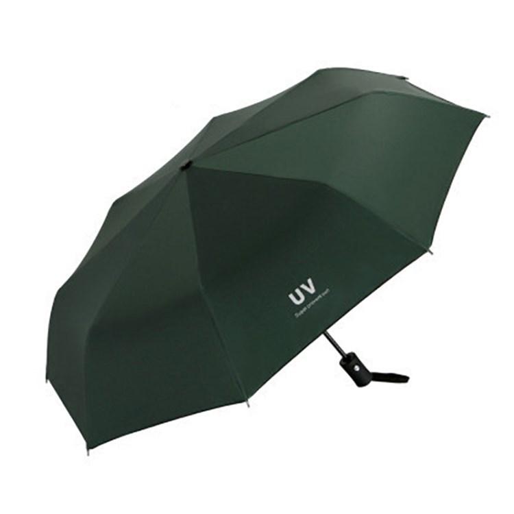 

Anti-UV Umbrella Portable Folding Umbrella Travel Sun Rain Umbrella Gifts for Men Women Auto Open Ink Green
