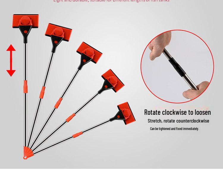 Multi-Function Long Handle Fish Tank Cleaning Brush