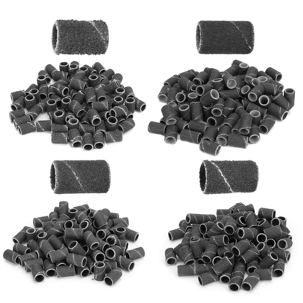 100pcs Nail Art Sanding Bands Manicure Pedicure Nail Drill Bits Accessories Tools
