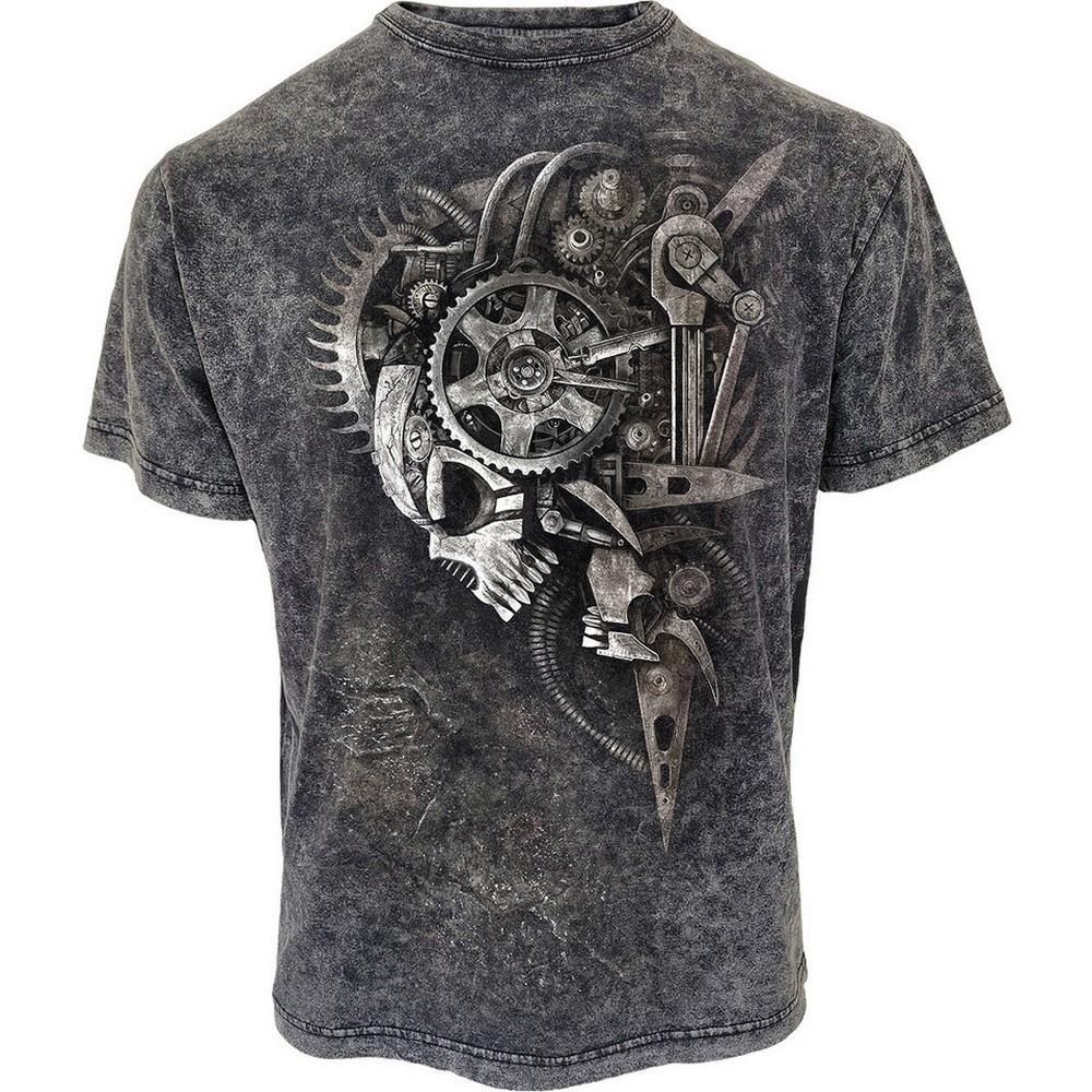 Spiral Direct Unisex Erwachsenen Diesel Punk Säurewäsche T-Shirt