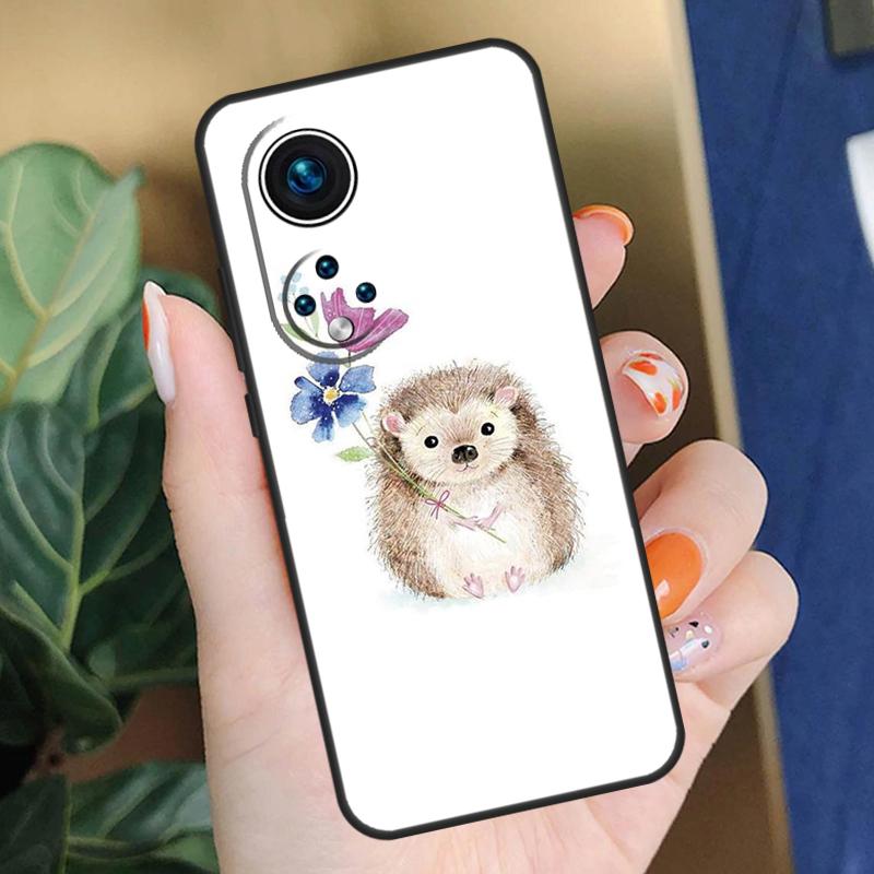 

Animal Hedgehog Case For Honor 200 Pro X9b X9a X8b X8a X8 X9 X9c 50 70 90 Lite Honor Magic 5 6 7 Pro Cover Honor X9b