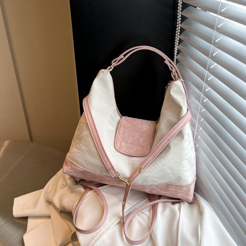 

2025 весна новая сумка-тоут мессенджер модный повседневный рюкзак простая ретро сумка сумка под мышкой женская