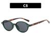 Retro Oval Nerd Glasses Frame with Prescription Option & Anti-Blue Light for Women