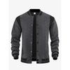 Giacca Casual da Uomo, Giacca Sportiva, Cardigan di Velluto, Top Spliced con Collo Rialzato, Giacca da Baseball