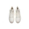 Anta Slip Resistant Lightweight High Top Skate Shoes Women Sneakers Ivory-White 122138071-1