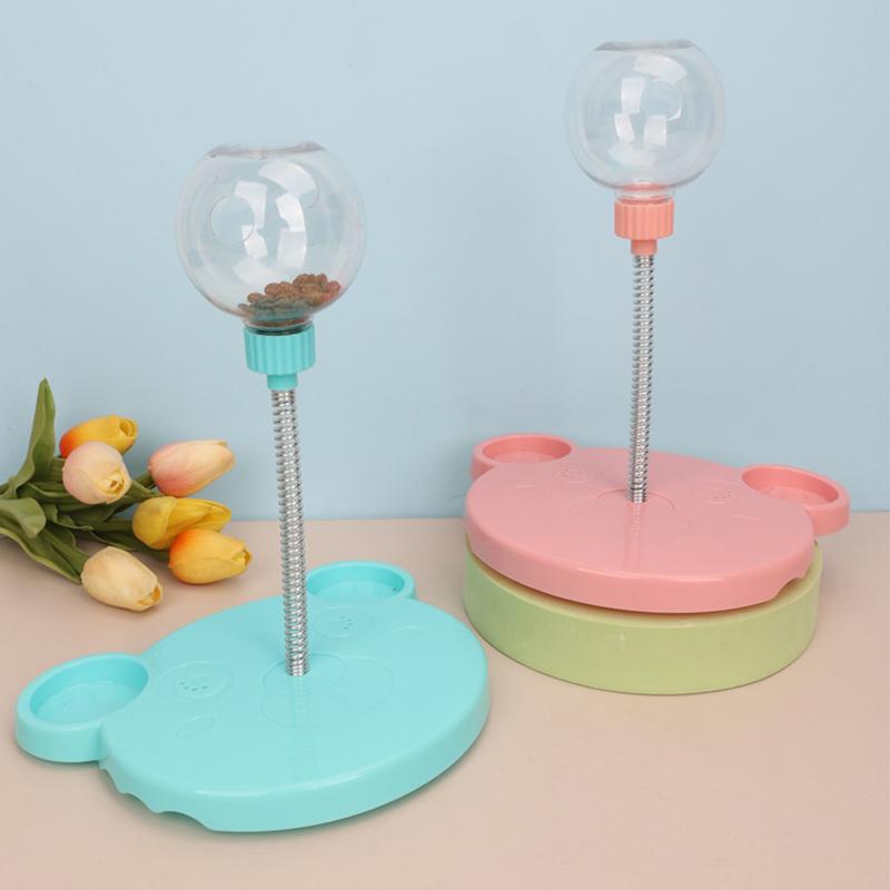 Funny Creative Pet Cat Puzzle Food Leaking Ball Toy Cat Dog Interactive Treat Leaking Toy Slow Cat Dog Feeder Pet Supplies