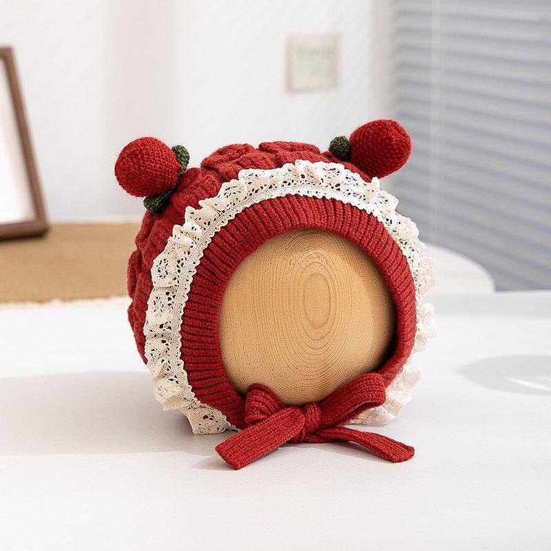 

Korean Style Knitted Wool Hat with Ties - Thick Ear Protection for Men, Women, and Children One Size