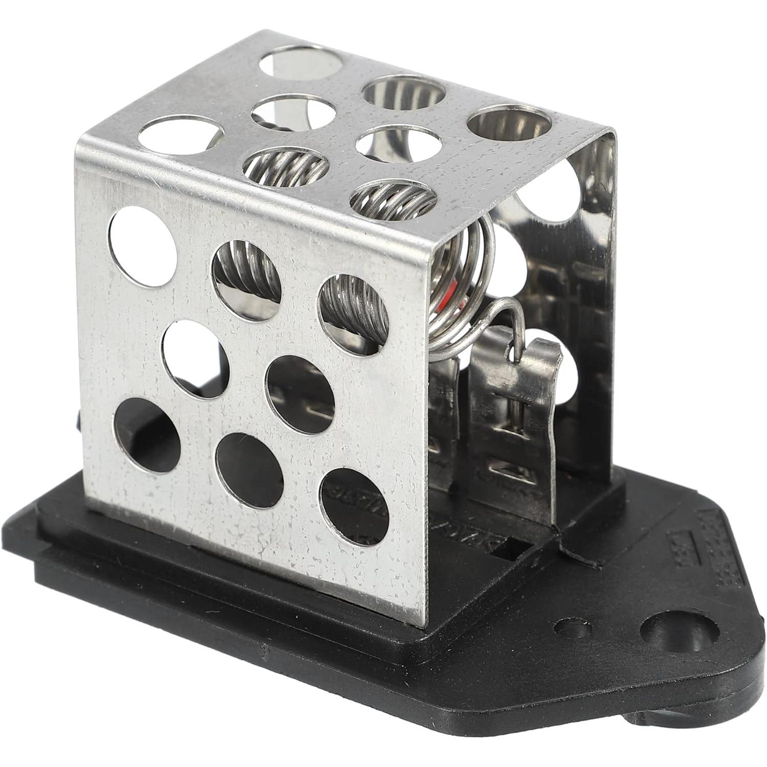 

Fan Blower Motor Resistor Heater Replacement Fit for Peugeot 206 307 - Pack of 1 Black Silver Tone 9641212480