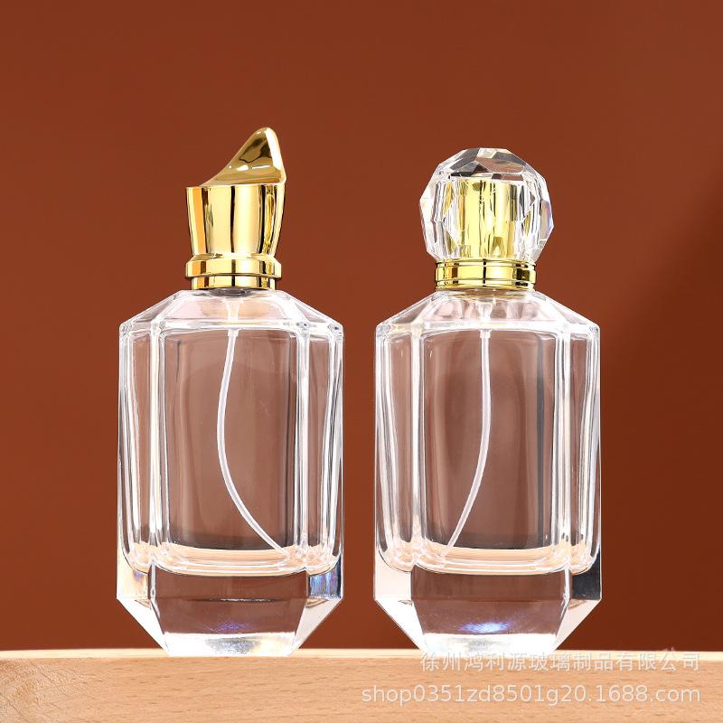 15mm Neck 100ml Transparent Glass Fine Mist Perfume Bottle 100ml Transparent Glass