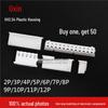 XH2.54 Connector 2.54mm Terminal Block Housing Plug, 2P To 12P Options