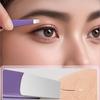 4-piece Stainless Steel Eyebrow Tweezers Purple Set Makeup Tools for Eyelash Extension, Eyebrow Shaping, Hair Removal