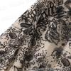 KISSOS Lace Embroidered Dress with Perfect for and Special Black Women's 3/4 Sleeves, Parties, Weddings, Occasions, (Size L)