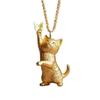 Cat Butterfly Cartoon Pendant Necklace Alloy Chain Women Gift Jewelry Fashion